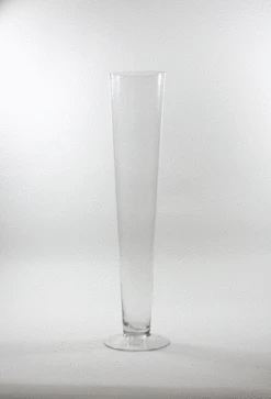 5" X 24" Clear Trumpet Vase - Case Of 6 -Home Decoration Discount vtv0524 33938.1463493675.1280.1280