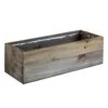 Natural Wood Rectangle Planter Box With Plastic Liner, 5" X 13" X 4" (Wholesale 12 PCS/Case)