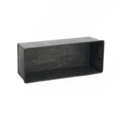 Case Of 6 - Iron Grey Finish Zinc Metal Rectangle Planter Box, 5" X 12" X 4" -Home Decoration Discount zicb051204 details 03